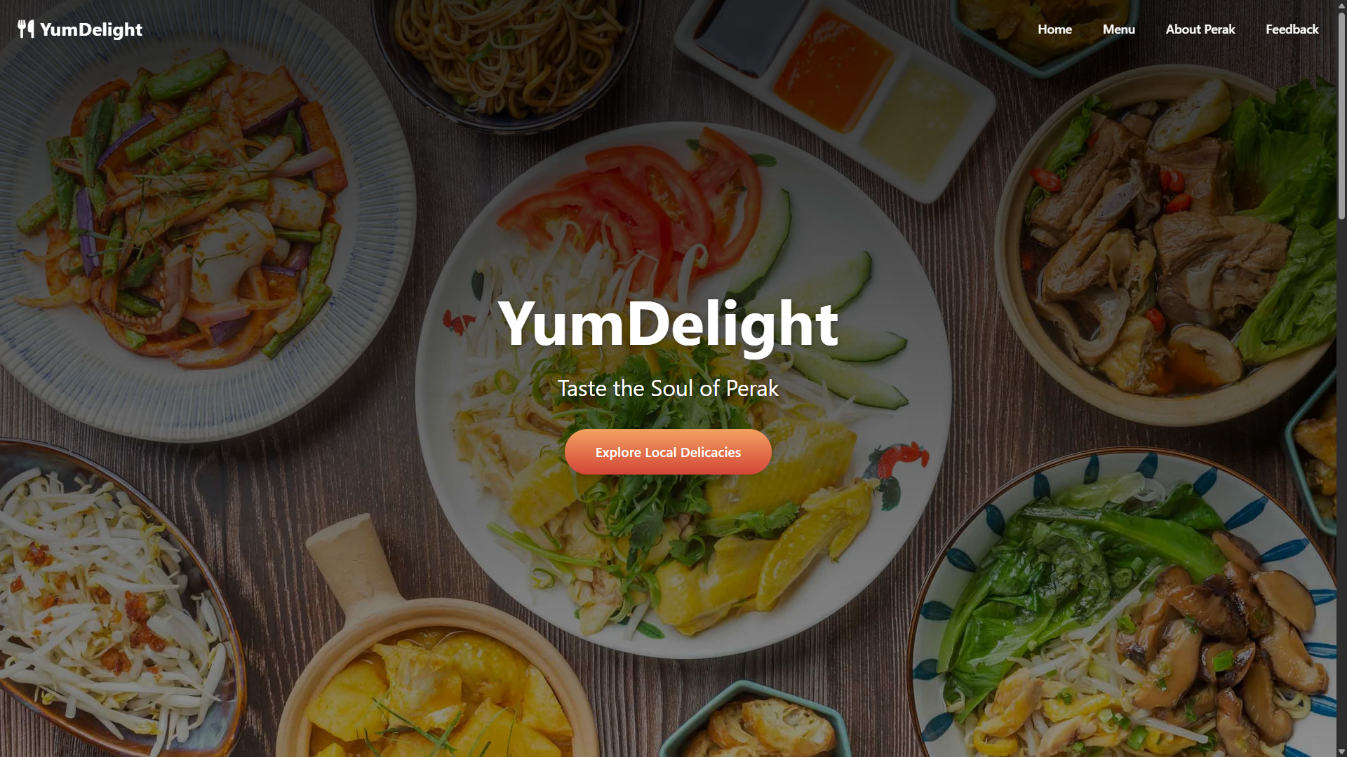 YumDelight - Perak Local Food Promotion Website